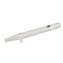 One-Hitter de Vidrio con Boquilla y Roll Stop (Black Leaf)