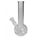 Bong de Cristal Recto con Base Redonda
