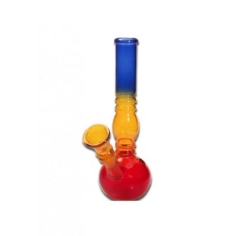 Bong de Cristal Rasta Straight