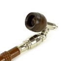 Pipa Extralarga de Metal y Madera