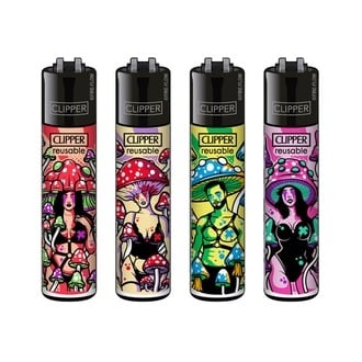 Mechero Clipper Kinky Shroom