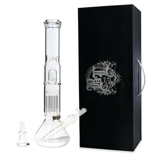 Bong De Vidrio Para Hierba Y Aceite Black Leaf