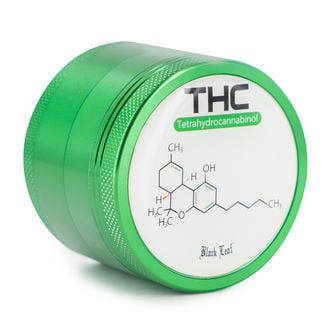 Grinder Metálico Black Leaf THC (4 partes)