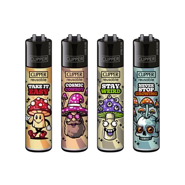 Mechero Clipper Shrooms