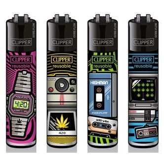 Mechero Clipper 420 Retro 