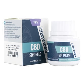 Cápsulas De Gel Blandas De CBD Al 10% (Zamnesia)