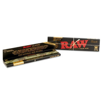 Papeles RAW 'Black' King Size Slim