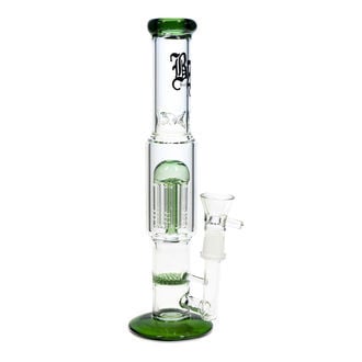 Bong De Vidrio Black Leaf Honeycomb