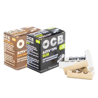 Filtros De Carbón Activo Activ'Tips Slim OCB