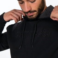 Sudadera Con Capucha Y Bordado Zamnesia | Negra