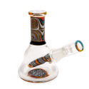 Mini Bong Para Aceites Swirl Naranja (Black Leaf)