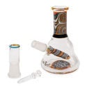 Mini Bong Para Aceites Swirl Naranja (Black Leaf)