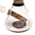 Mini Bong Para Aceites Swirl Naranja (Black Leaf)