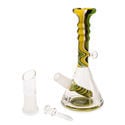 Mini Bong Para Aceites Swirl Verde (Black Leaf)