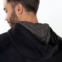 Sudadera Con Capucha Y Relieve Zamnesia | Negra