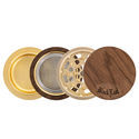 Grinder De Madera Y Aluminio Dorado (Black Leaf)