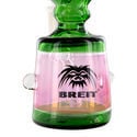 Mini bong de vidrio con cazoleta a presión (Breit)