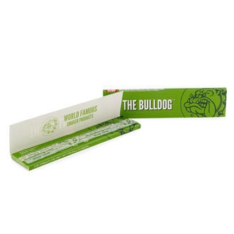Papel de liar de cáñamo verde The Bulldog