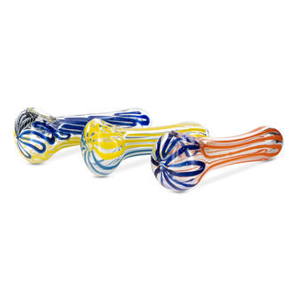 Pipa de cristal de color, tamaño grande