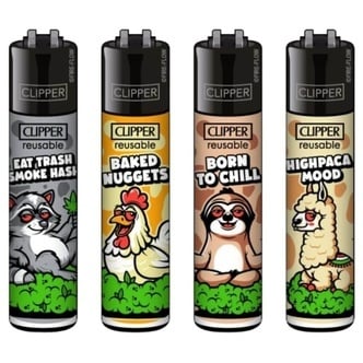 Mechero Stoned Animals (Clipper)