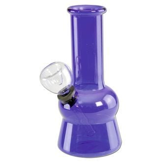 Mini bong de vidrio transparente