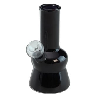 Mini bong de vidrio transparente