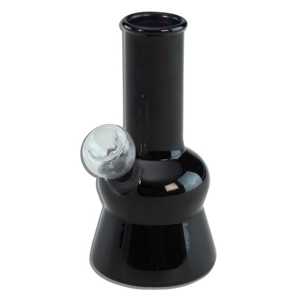 Mini bong de vidrio transparente