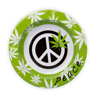 Cenicero de metal Peace