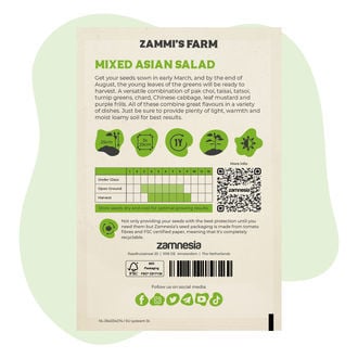 Mix de semillas de verduras asiáticas