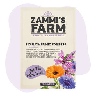 Mix de semillas ecológicas de flores para abejas