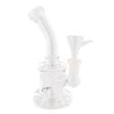 Bubbler de vidrio con percolador (Black Leaf)