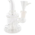 Bubbler de vidrio con percolador (Black Leaf)