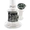 Bubbler de vidrio (Black Leaf)