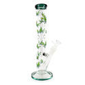 Bong Leaffly para hielo en forma de cilindro (Black Leaf)