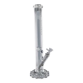 Bong para hielo de vidrio gris metálico (Blaze Glass)