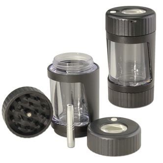 Grinder Metálico Black Leaf THC (4 partes) - Zamnesia