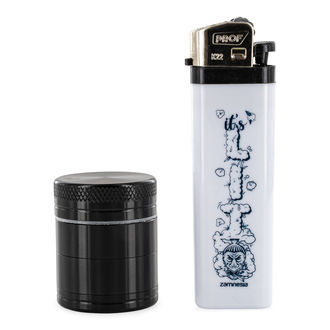 Mini grinder de aluminio (Black Leaf)