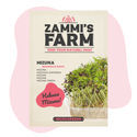 Semillas de microgreens de mizuna (Brassica rapa)