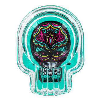Cenicero de cristal Skull