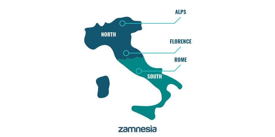 CULTIVAR CANNABIS - NORTE DE ITALIA FRENTE A SUR DE ITALIA