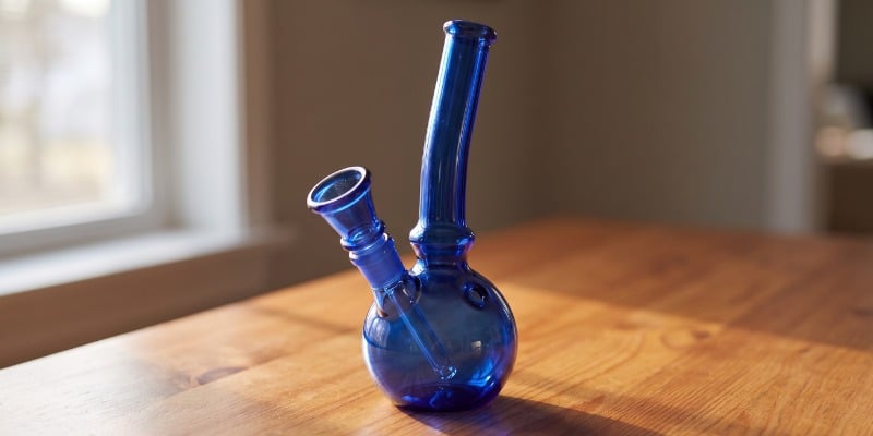 Bong de Cristal Azul Bong de Cristal Azul