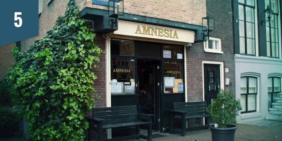 Coffeeshop Amnesia Amsterdam - Mejor Hierba Índica 