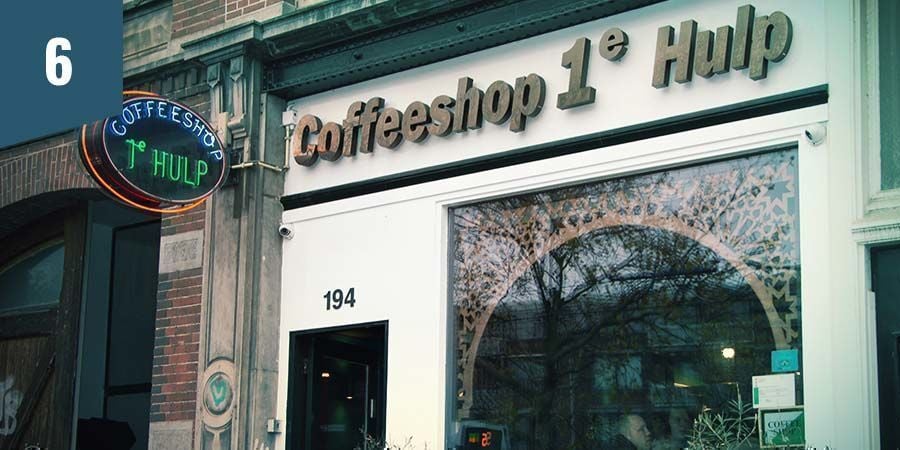 Coffeeshop 1e Hulp Amsterdam - Mejor Hierba Índica 