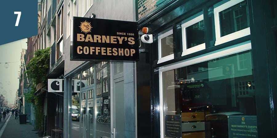 Barney's Coffeeshop Amsterdam - Mejor Hierba Índica 