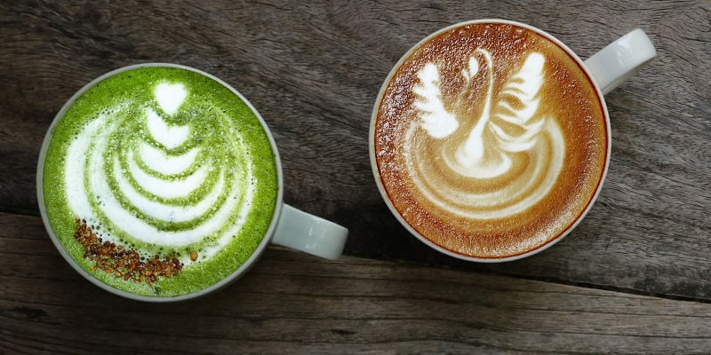 Matcha frente a café