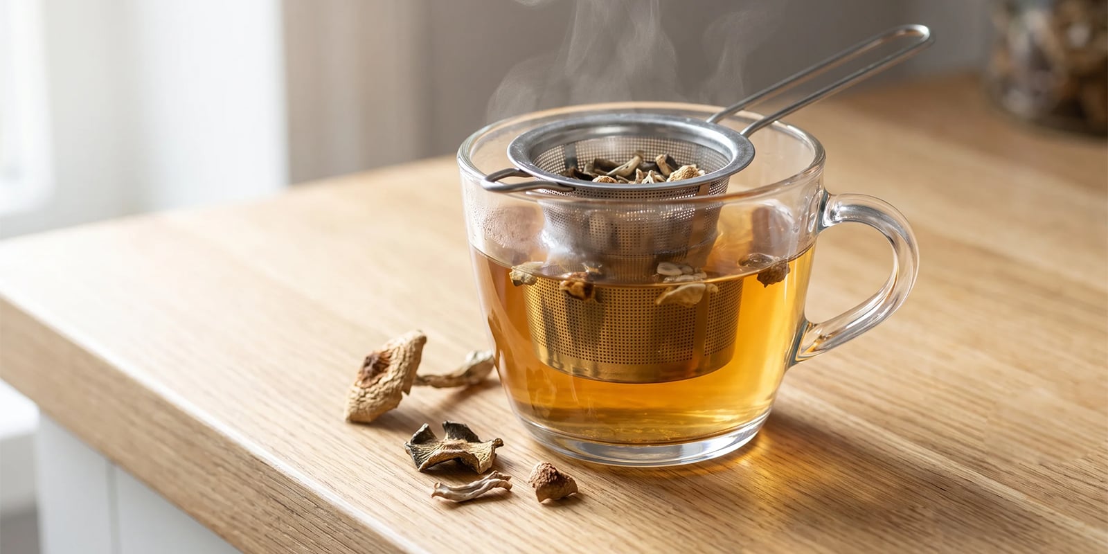 Deja infusionar los trozos