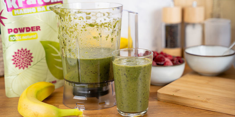 Batido de chocolate y kratom