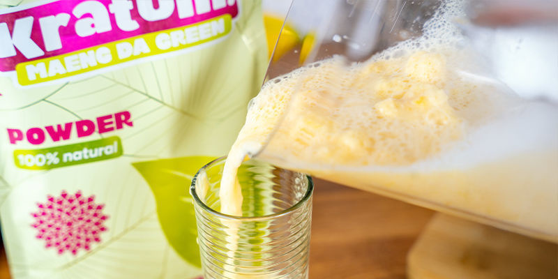 Batido tropical de kratom