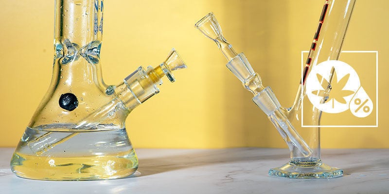 ¿Se puede calcular la cantidad de THC que filtra el agua de un bong?