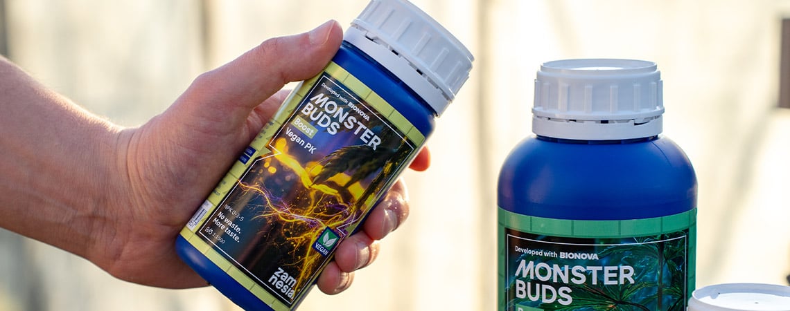 Tablas de dosificación de fertilizantes Zamnesia Monster Buds Tablas de dosificación de fertilizantes Zamnesia Monster Buds